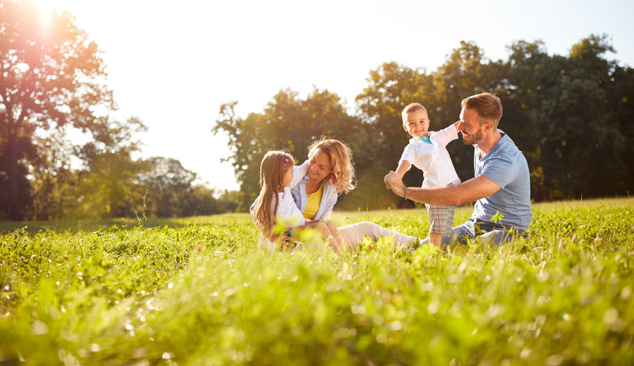 Famille heureuse